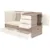 Patut copii transformabil din lemn cu 5 sertare Sofia Multi Kombi 120×70 cm crem nisip