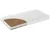 Patut cu sertar si leganare Roz + Saltea cu husa din bumbac 120x60x10 cm