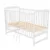 Patut din lemn Ola Babyneeds 120×60 cm din lemn de pin alb