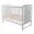 Patut din lemn Timmi 120×60 cm BabyNeeds din lemn de pin si mdf alb