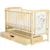 Patut din lemn Timmi BabyNeeds 120×60 cm cu sertar Natur