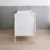 Patut din lemn pentru bebe inaltime saltea reglabila Noble Alb 120×60 cm