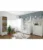 Patut din lemn tip Casuta 120×60 cm cu sertar si bariera de protectie incluse Nichiduta House Alb