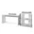 Patut modular multifunctional 5 configurari diferite 190 x 72 cm Multi White Stone Grey