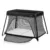 Patut multifunctional Lionelo Alice Negru 3 in 1 pliabil, 0 luni+, 2 trepte de inaltime pentru saltea, material rezistent Oxford 300D, cu iesire laterala, geanta de transport, pana 15 kg, 104x70x74 cm