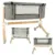 Patut pentru bebelusi cu saltea inclusa 96x57x89cm Gray