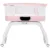 Patut pentru copii Chipolino Sogno 2 in 1 pink cu leganare si cantar integrat