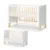 Patut pentru copii Kinderkraft Nico 120×60 cm din lemn, transformabil, somiera reglabila