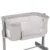 Patut pentru copii co-sleeper 3 in 1 Juju NearMe Gri