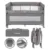 Patut pliabil Kidwell Blissy Lift gray
