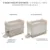 Patut pliabil Kinderkraft Moon Dream Beige, echipat cu o saltea sigura, partile laterale din plasa, geanta inclusa