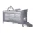 Patut pliabil Torino Plus 2 nivele cu accesorii Grey Striped Elements