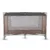 Patut pliabil cu un singur nivel de inaltime Coccolle Notte, Geanta transport inclusa, Dimenisune interioara 120×60 cm, Ideal pentru calatorii, Foarte compact la pliere, Dessert Taupe