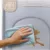 Patut pliabil de calatorie pentru copii Malplay Luno Grey, multifunctional 2 in 1, intrare laterala cu fermoar, saltea si geanta de transport incluse, dimensiune 60 x 120 cm