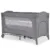 Patut pliabil multifunctional 2in1 Cangaroo SkyGlow Grey cu 2 nivele,Roti cu blocare,Usa de acces cu fermoar,Laterala cu plasa de ventilatie,Pliabil compact,2 Inele de sustinere si Saltea pliabila incluse