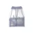 Patut pliabil stil baldachin Magic Sleep cu accesorii Cool Grey Hippo