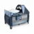 Patut pliant, Lionelo, Sven Plus, 120×60 cm, Cu doua nivele, Cu arcada jucarii, masuta de infasat, vibratii, melodii, conform cu standardele europeane de securitate EN716 si EN12221, Blue Navy