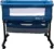 Patut transformabil in balansoar Baby Care Co-Sleeper Albastru Turquoise Cu plasa insecte si cosulet depozitare, 4 roti cu frana, Dimensiuni 85X95X50 cm, Saltea inclusa, Cadru aluminiu