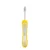 Periuta de dinti copii Chicco set 2 bucati indigo + mustar 6-36 luni