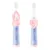 Periuta de dinti electrica Vitammy Bunny Light Pink pentru copii 0-3 ani