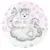Perna bebelusi Ursulet Qmini multifunctionala 30×23 cm Teddy Bear with Pink Heart