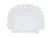 Perna clasica de dormit cu volanas 28×25 cm Minky White