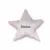 Perna decorativa personalizata Steluta din plus minky gri