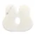 Perna ergonomica cu spuma de memorie Kikka Bunny White Velvet
