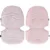 Perna pentru carucior N3 Bumbac Waffle Womar Zaffiro Pink Stones