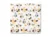 Pernuta inaltator pentru scaun copii Sensillo 32x32x8 cm cu husa detasabila din bumbac,prevazuta cu fermoar,curele reglabile de fixare Birds