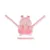 Pernuta protectie spate si cap Moni Rabbit