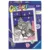 Pictura pe numere pentru copii Ravensburger CreArt pisicute somnoroase cu pietre sclipitoare