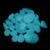 Pietricele fosforescente glow in the dark decorative, translucide care lumineaza turcoaz cantitate 500 g
