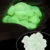 Pietricele fosforescente translucide care lumineaza verde, decorative, 3-5 cm cantitate 1000 gr