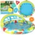 Piscina gonflabila cu cu sortator si parasolar Multicolor