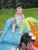 Piscina gonflabila cu tobogan  stropitori si cos Bestway