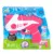 Pistol de facut baloane cu lumini si sunete, Bubble Gun, 160 ml, Roz