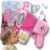 Pistol pentru baloane de sapun cu lumini Pink Unicorn