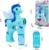 Pistol pentru baloane de sapun cu lumini Unicorn Albastru