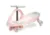 PlasmaCar pentru copii fara pedale Toyz Spinner Pink cu roti de cauciuc luminoase, suport pentru picioare aderent, structura usoara, greutate maxima admisa 100 Kg