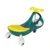 Plasmacar gravitational cu LED-uri luminoase YellowGreen, inaltime de la sol pana la sezut 21 cm, greutate maxima admisa 50 kg