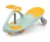 Plasmacar ride-on gravitationala Lime Yellow Milly Mally, roti LED,  lumineaza in timpul mersului, sarcina maxima 50 kg
