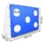 Poarta de fotbal cu 5 tinte pentru antrenament, 240x150x90 cm, profil 32 mm, otel, albalbastru