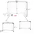 Poarta de fotbal pentru copii, Ikonka, 2 in 1 cu Minge si Pompa incluse, dimensiune 143 x 110 x 70 cm