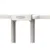 Poarta de siguranta extensibila Noma 62 – 102 cm metal alb N93361