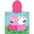 Poncho cu gluga Eplusm Peppa Pig Bike Ride 55×110 cm EPMPP52461236