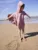 Poncho plaja anti-UV UPF50+ model Swallow