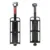 Portbagaj bicicleta, aluminiu, model universal, cu stop reflectorizant rosu
