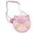 Poseta unicorn, Color Chic, roz cu puf