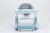 Premergator copii 2 in 1 Little Mom Hello Blue, pliabil, cu panou muzical detasabil, cu sezut reglabil in inaltime, cu 6 roti silentioase, sistem de franare, dimensiune 74 x 60 x 60 cm